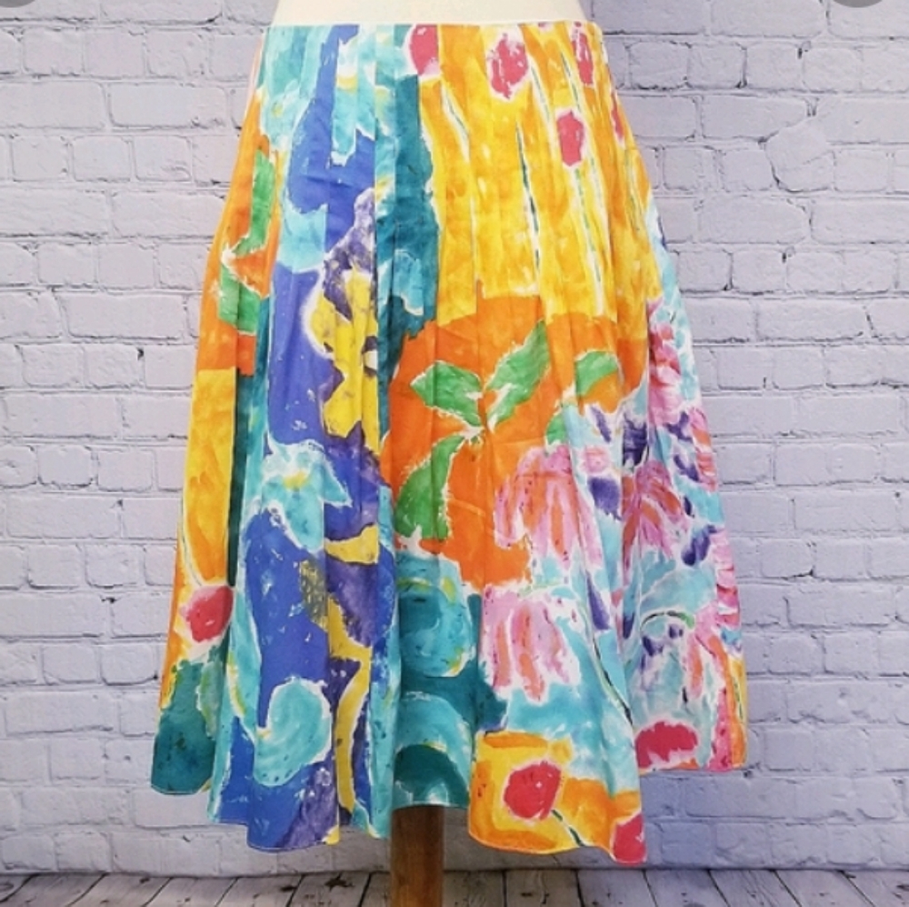 Lauren Ralph lauren floral pleated Skirt